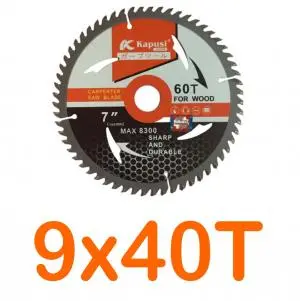 Lưỡi cưa đĩa cắt gỗ 9x40T Kapusi K-3810