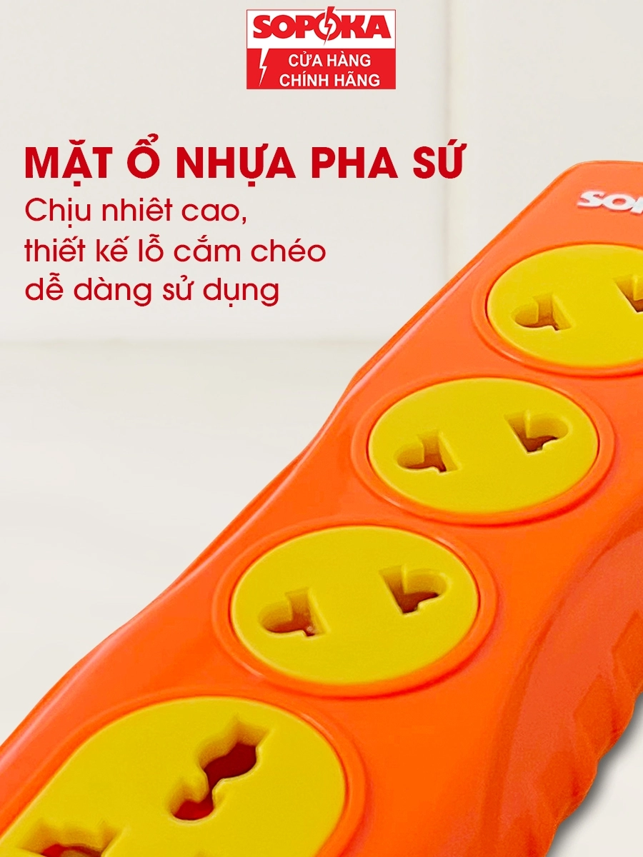 Ổ CẮM SIÊU CHỊU TẢI 4S 6000W SOPOKA